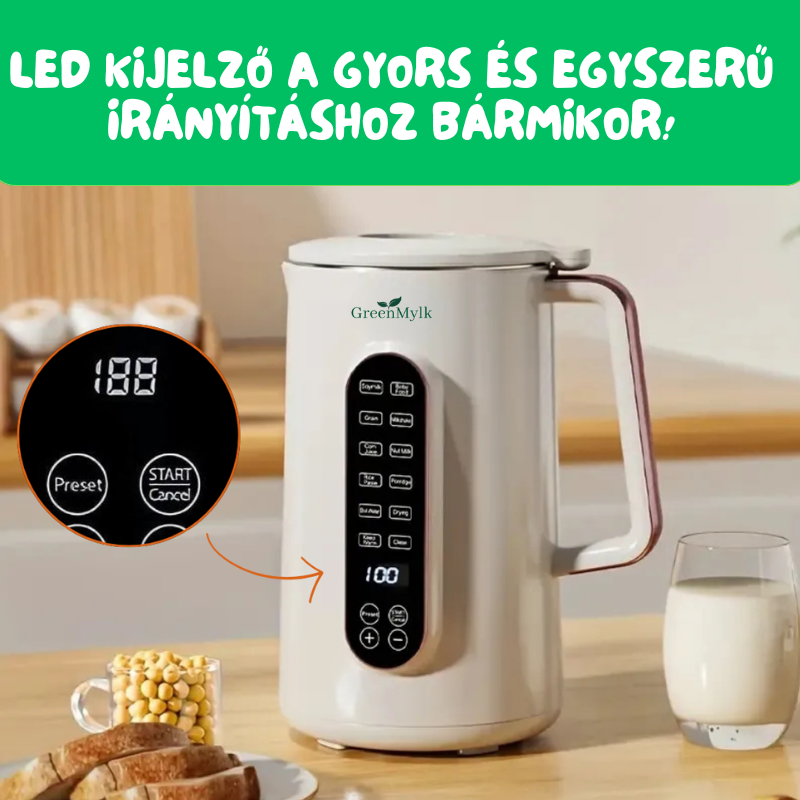 GreenMylk – Növényi Tejkészítő